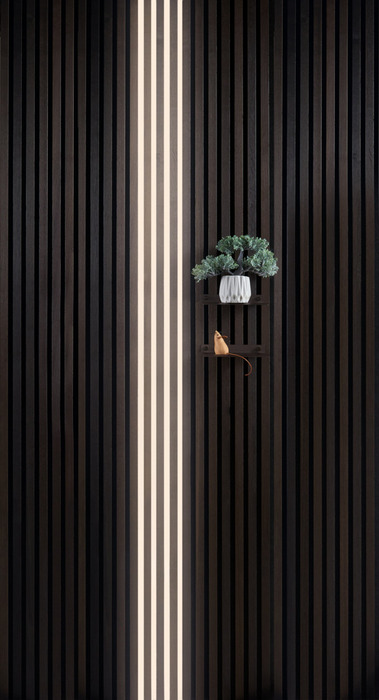 LED-skena Akustikpanel 1 meter 4-pack Fibrotech